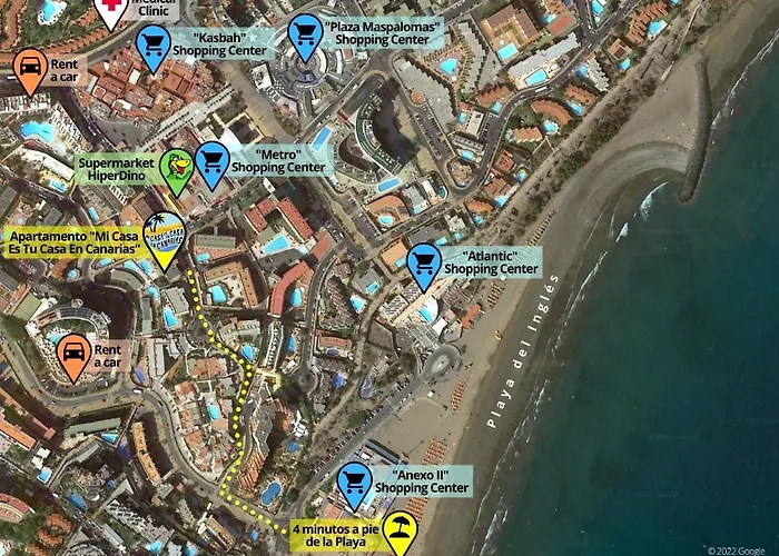 Playa Del Ingles, 4 Min A Pie De La Playa